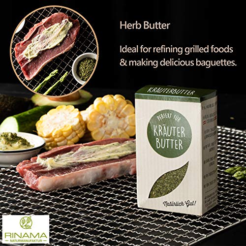 RINAMA – Lote de 6 mix de hierbas y especias «Veggie » para carne, pescado, verduras y ensaladas – Mezclas perfumadas - Comida, Barbacoa y condimentos – Estuche degustación para regalar