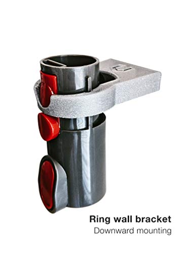 Ring (for Dyson) | Anillo soporte de pared para accesorios Dyson V7/V8/V10 – organizador con montaje en pared para accesorios para la limpieza Dyson Gray
