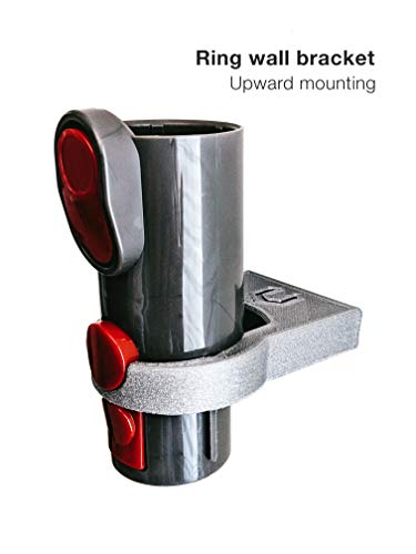 Ring (for Dyson) | Anillo soporte de pared para accesorios Dyson V7/V8/V10 – organizador con montaje en pared para accesorios para la limpieza Dyson Gray
