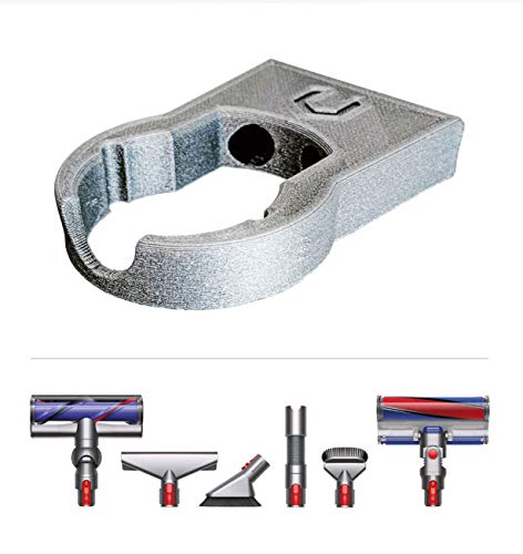Ring (for Dyson) | Anillo soporte de pared para accesorios Dyson V7/V8/V10 – organizador con montaje en pared para accesorios para la limpieza Dyson Gray