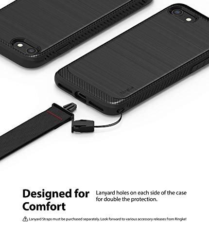 Ringke [ONYX] Funda iPhone 7 / iPhone 8, [Fuerza elástica] Durabilidad Flexible, Duradero antideslizante gota protección, TPU Defensivo para Apple iPhone 7 2016 - Black