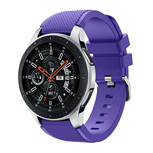 Riou Correa para Reloj,❤️para Samsung Galaxy Watch Correa de Banda de reemplazo de Correa de Reloj de Silicona Suave Pulseras de Repuesto 46mm