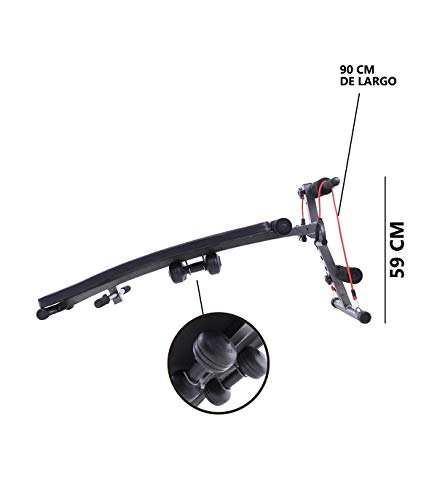 Riscko Wonduu Banco De Abdominales con Mancuernas