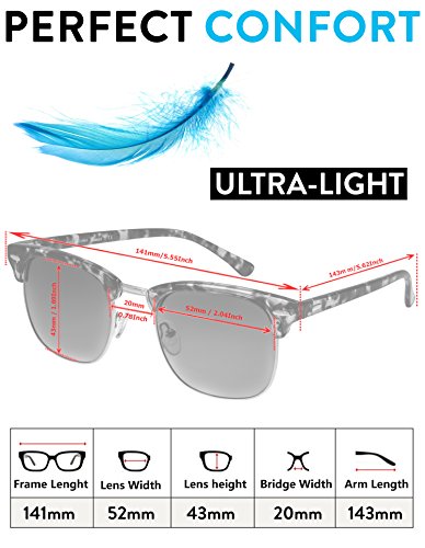 Rivacci Gafas de Sol de Moda Polarizadas - Marca Retro/Vintage – Lentes Deportivas – Dorado Marrón / G15 (verde/gris) Polarizado