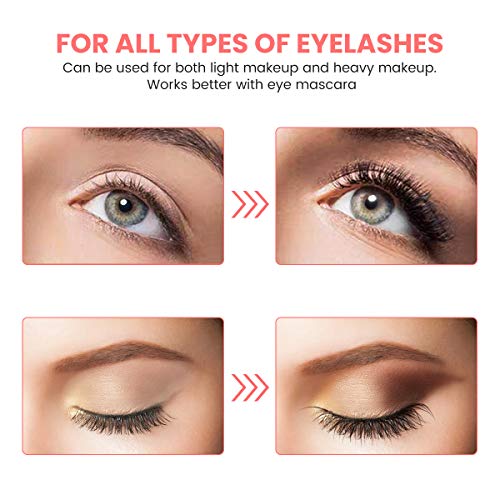Rizador de Pestañas Eléctrico, HOCOSY rizador de pestañas Termico profesional, dos tipo de Temperatura para contral, Display LCD de Temperatura, Calentamiento rápido y 24 horas de larga duración