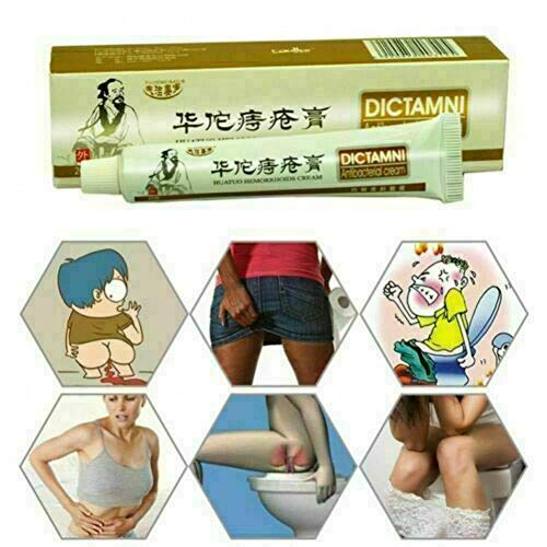 RJVCANERS Crema para Aliviar Las Hemorroides a Base de Hierbas Chinas Tratamiento Rápido para Hemorroides Externas para el Alivio del Dolor Interno y Externo de Las para Hemorroides