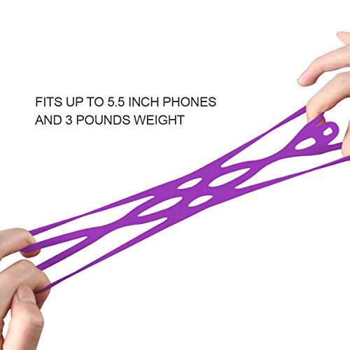 ROCONTRIP Estuche de Correa para el Cuello del teléfono Celular, Funda a Prueba de Golpes para el iPhone X 8 7 6 6S Plus Samsung Galaxy S8 S7 Edge LG Huawei (Púrpura)