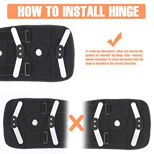 Rodillera ajustable con bisagras para hombres y mujeres, estabilizador de rótula abierta, soporte para rodillas, artritis, alivio del dolor, protección para correr, rodilleras