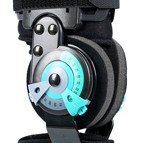 Rodillera con Bisagra Soles (Universal) – Estabilización para la pierna desde el muslo hasta el tobillo – Ideal para la Recuperación Post Lesión Debido a cirugías ACL, PCL, MCL o LCL – Unisex