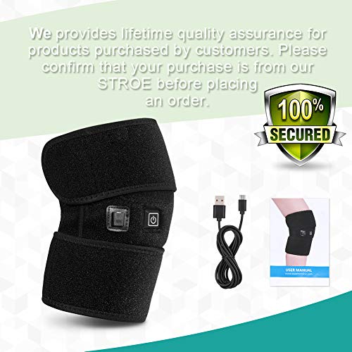 Rodillera de Calefacción para Terapia de Frío y Calor para Calentar las Articulaciones y Aliviar el Dolor de la Rigidez de la Rodilla, la Artritis y Las Distensiones, se Adapta a Hombres y Mujeres