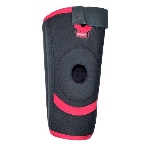 Rodillera de Neopreno, Rodillera Menisco Ligamento con Estabilizadores Laterales y Almohadillas de Rótula