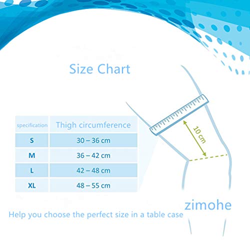 Rodillera Deportiva Rodillera de Compresión Rotuliana Ortopédica Elástica Antideslizante y Transpirable, para Voleibol, Fútbol, Correr, Ciclismo, Esquí y Toda Clase de Deportes (XL (48-55cm), Negro)