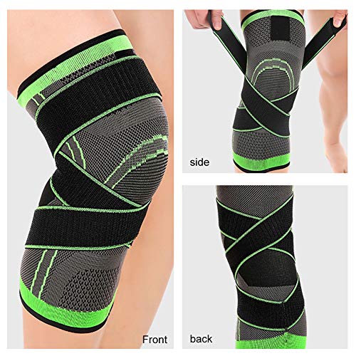 Rodillera,Rodillera Menisco,Rodillera Deportiva, Soporte Cómodo, Flexible y Transpirable, Para Varios Deportes 2pcs