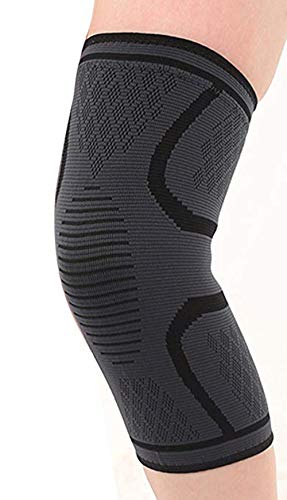 Rodilleras Deportivas Rodillera de Compresión Rotuliana Ortopédica Elástica Antideslizante y Transpirable, para Menisco, Ligamentos, Crossfit, Voleibol, Fútbol, Correr, Ciclismo - 1 Par