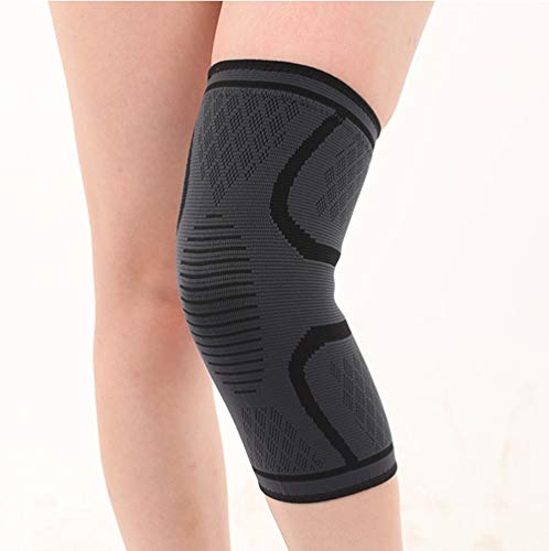 Rodilleras Deportivas Rodillera de Compresión Rotuliana Ortopédica Elástica Antideslizante y Transpirable, para Menisco, Ligamentos, Crossfit, Voleibol, Fútbol, Correr, Ciclismo - 1 Par