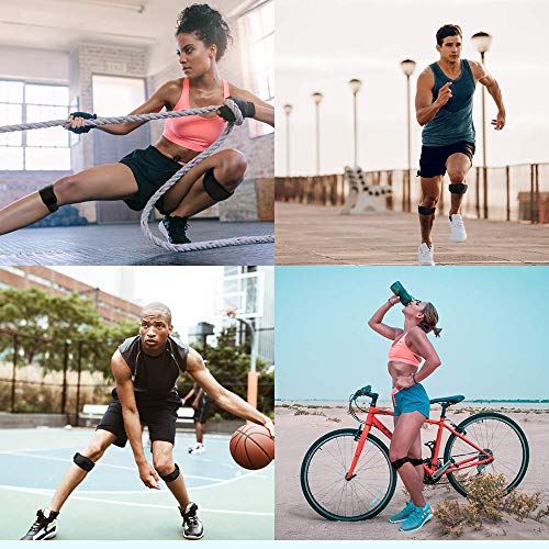 Rodilleras para rótula (2 unidades), alivio del dolor producido por tendinitis, correas de sujeción para senderismo, fútbol, baloncesto, correr, saltar, tenis, voleibol y sentadillas