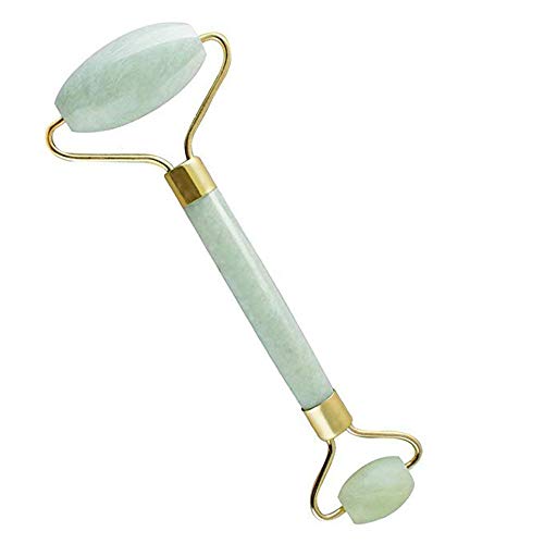 Rodillo De Jade,Facial Masaje Piedra, Masajeador Roller Tools Anti Aging Belleza Natural Dispositivo Herramienta, Para Cuello Cara Ojos Cabeza Cuerpo