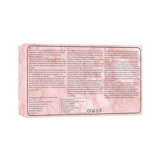 Rodillo De Jade,Facial Masaje Piedra, Piedra de jade, Rodillo de cuarzo rosa, Mango de metal dorado, Bolsas para los ojos con tratamiento natural Kit de masaje facial antiedad