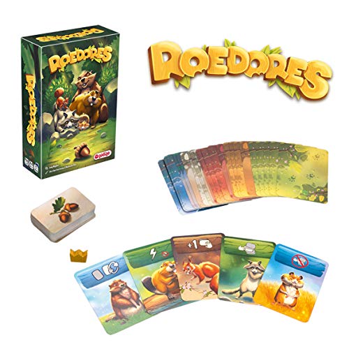 Roedores (Lúdilo) Juego de Mesa Educativo para niños, Juego de Cartas, Muy Divertido para Jugar en Familia y Llevar de Viaje. Lógica y Estrategia