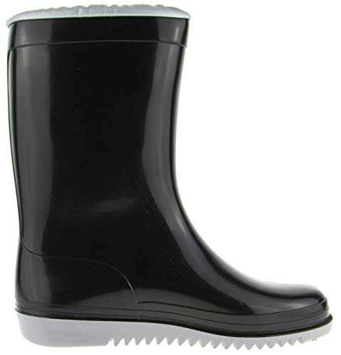 Romika Kadett 02002 - Botas de agua para niños, unisex, color Negro, talla 36
