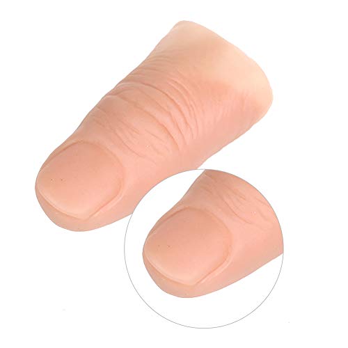 Romote 5pcs / Set Truco De Magia Dedos Pulgar Falso Suave Consejos Demostración De La Etapa Prop Juguete Broma