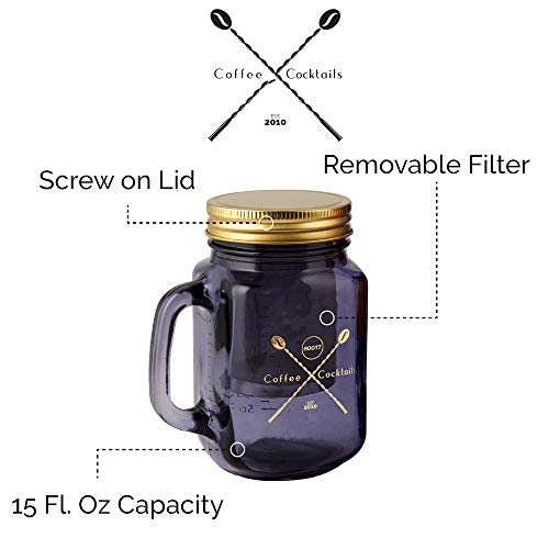 Root 7 Coffee & Cocktails Mason Jar Set