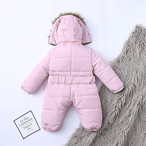 Ropa Bebe Niño Niña Otoño Invierno 2018 Chaqueta de Mameluco de Invierno niña bebé niño Mono con Capucha Abrigo con Abrigo Grueso y cálido