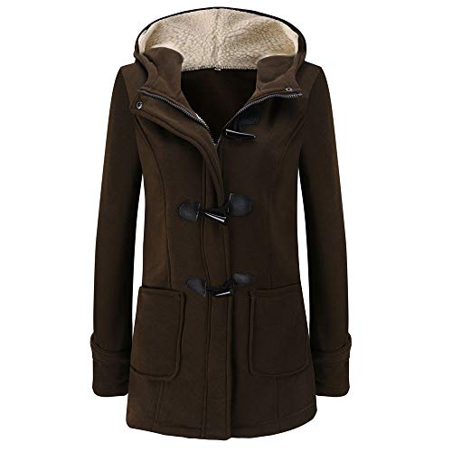 Ropa de Abrigos Algodón Tallas Grandes Mujer Invierno,PAOLIAN Chaquetas con Capucha Largas Rebajas Lana sintética otoño Señora Chaquetón Acolchado Trenka Parka Rompevientos Trenca