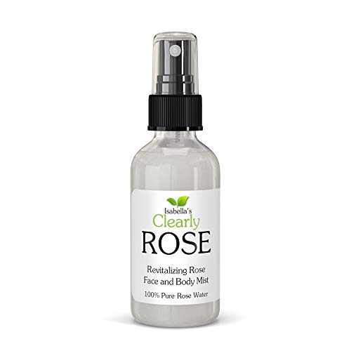 ROSE - 100% Agua de Rosas Pura, Natural, Sin Conservantes, Tónico Facial Sin Aditivos, Body Mist, Spray para la Ropa. Aromaterapia para Cara, Cabello, Cuerpo y Mente.