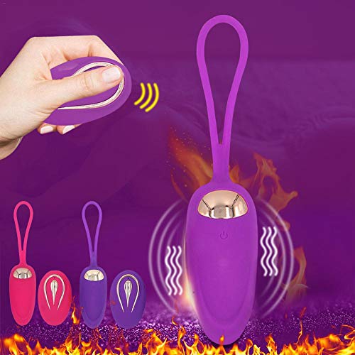 Rosemaryrose - Pelotas de ejercicio de pie pélvico Kegel, bola de Ben Wa con mando inalámbrico para mujeres fortalecer el control de la vejiga, apriete el suelo pélvico para principiantes y avanzados