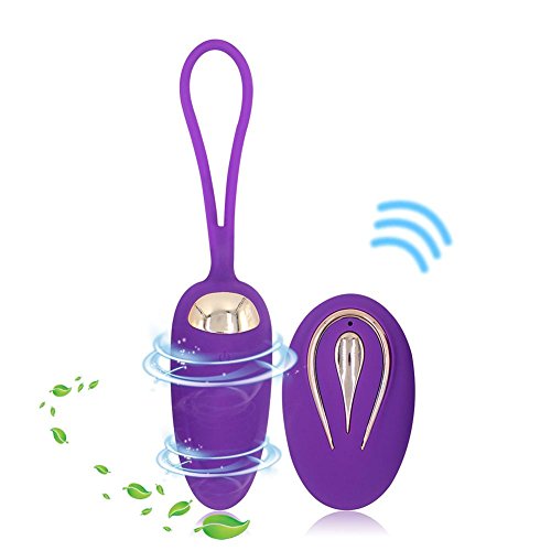 Rosemaryrose - Pelotas de ejercicio de pie pélvico Kegel, bola de Ben Wa con mando inalámbrico para mujeres fortalecer el control de la vejiga, apriete el suelo pélvico para principiantes y avanzados