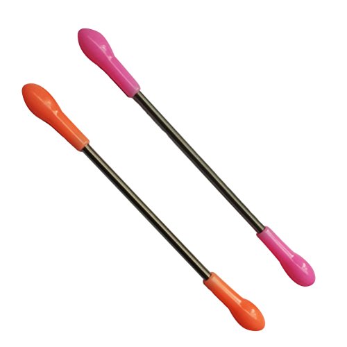 ROSENICE Dispositivo facial de la extracción del pelo del palillo de la primavera del removedor del pelo facial de Epilator para la mujer 2pcs