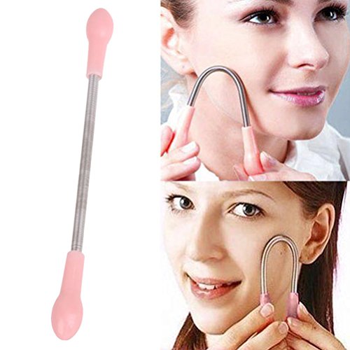 ROSENICE Dispositivo facial de la extracción del pelo del palillo de la primavera del removedor del pelo facial de Epilator para la mujer 2pcs