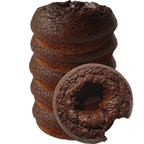 Rosquilla Tipo Donut Saludable Siempre Tiernas Donnut - Bolleria Artesanal 100% Original Alto en Proteinas Sin Colesterol - Fitness Healthy (BLACK COOKIE, 6 uni)