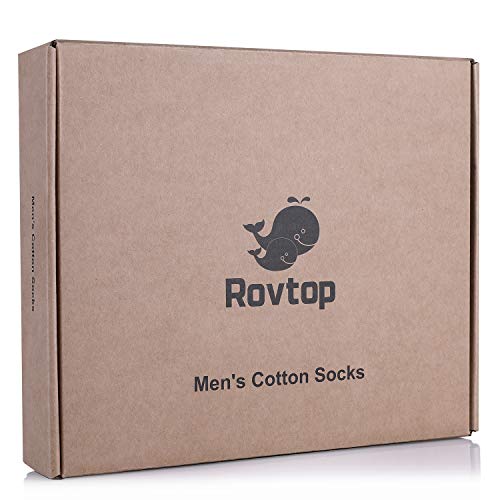 Rovtop 12 Pares de Calcetines para Hombre y Mujer - 12 Pares Calcetines Deportivos Medias Bajas, Malla Transpirable (Blanco/Negro/Gris)