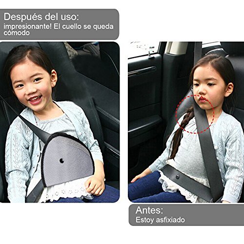 Rovtop 3 Pcs Almohadillas para Cinturón Cojín de Almohadillas Protectores Cobertores Cojín de Viaje Fundas de Cinturones de Seguridad Almohadillas Protectoras Hombro