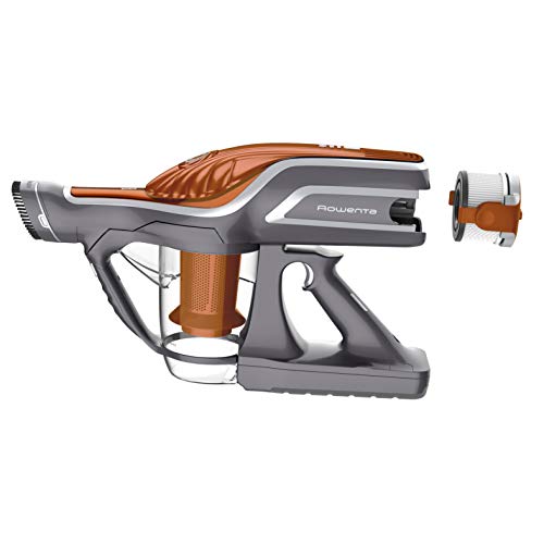 Rowenta aspiradora escoba sin cable Air Force Flex 760, potencia de succión de 180 airwatts, batería de iones de litio, autonomía de 1 h y 15 min y la última tecnología con tubo flexible, RH9574WO