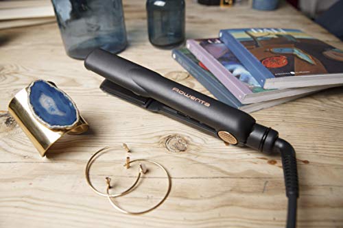 Rowenta Ultimate Experience SF8220 Plancha profesional con 5 ajustes de temperatura, deslizamiento óptimo, placas de anchas de 3 cm y calientamiento rápido, para todo tipo de cabellos