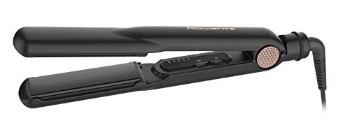 Rowenta Ultimate Experience SF8220 Plancha profesional con 5 ajustes de temperatura, deslizamiento óptimo, placas de anchas de 3 cm y calientamiento rápido, para todo tipo de cabellos