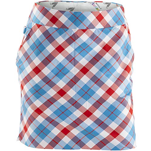Royal & Awesome Plaid a Blinder - Falda-pantalón de Golf para Mujer, Multicolor, Talla 46