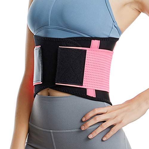 RSTJ-Sjap Cinturón de Entrenamiento de Cintura para Mujer, Modelado del Cuerpo, pérdida de Peso y Abdomen Fitness Sudor Soporte de Cintura cinturón,L