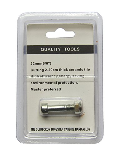 Rueda de corte de azulejos de carburo de tungsteno de 7/8 pulgadas, calidad industrial, rueda de puntuación con perno y tuerca de seguridad 22 mm