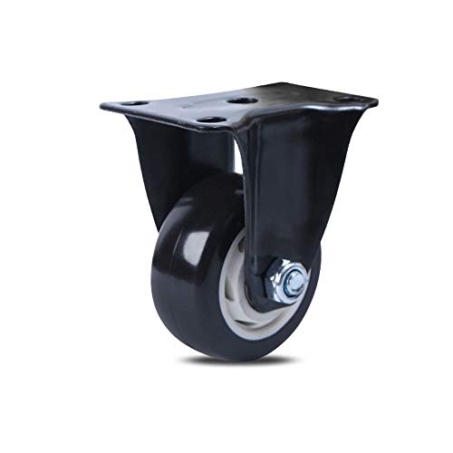 Ruedas industriales arriba - Heavy Duty Castor Ruedas 60mm - carretilla de muebles Ruedas giratorias con freno - La hierba y arena Adecuado - 90 mm Altura total