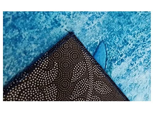 RUGMRZ Lujoso Lavable Habitacións La Alfombra Alfombra Grande Deslizante y Duradera con diseño Redondo Naranja y Puntos Antideslizante Alfombra Naranja 80X120CM