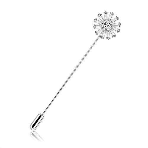 Ruikey 1 Pcs Broche De Diente De León Broche De Alfiler Broche De Elegante Broches De Bisuteria Para Regalo De Cumpleaños De Fiesta De Boda