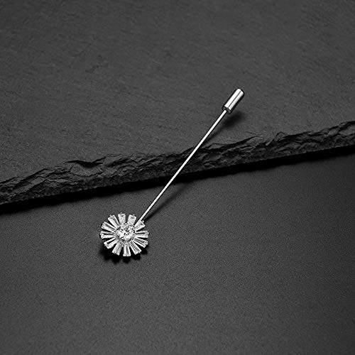 Ruikey 1 Pcs Broche De Diente De León Broche De Alfiler Broche De Elegante Broches De Bisuteria Para Regalo De Cumpleaños De Fiesta De Boda