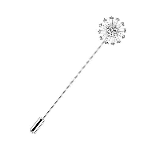 Ruikey 1 Pcs Broche De Diente De León Broche De Alfiler Broche De Elegante Broches De Bisuteria Para Regalo De Cumpleaños De Fiesta De Boda