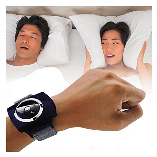 RUIMI Anti Ronquido Dispositivo Correa de Pulsera EléCtrica Silenciador Dispositivos Antirronquidos Dispositivo de Ronquido Profesional Aliviar Ayuda,for Dormir cómodo Hombres Mujeres