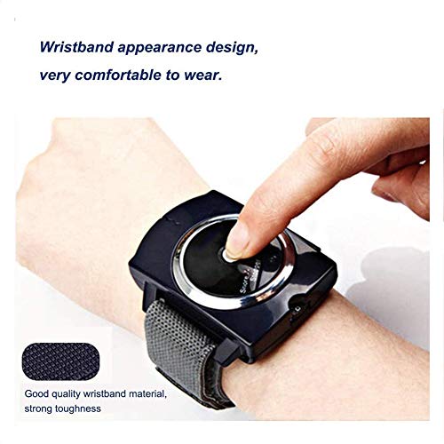 RUIMI Correa de Pulsera Antirronquidos,Silenciador Anti Pulsera de La Correa de La Parada Dispositivo Profesional Dormir Cómodo Sensor de Biorretroalimentación,for Hombres Mujeres