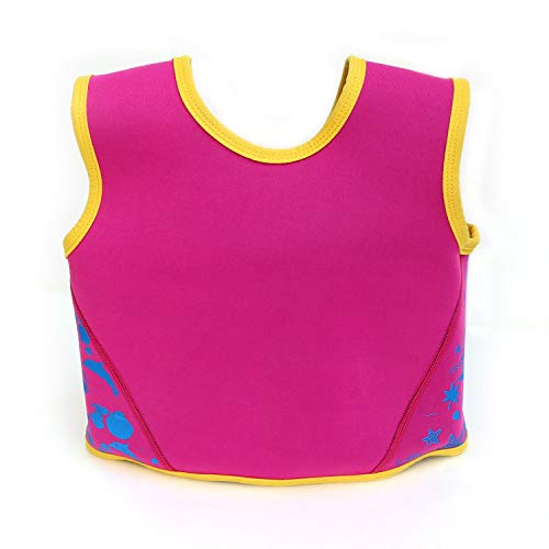 Ruiuzi Chaleco Flotador de natación Natación Chaleco Flotador Chaqueta de Piscina Flotador de natación Accesorios para Que los niños aprendan a Nadar 2-6 años (Rojo, S（7-13kg Height 85-100cm）)